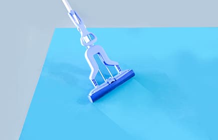 水拭きで繰り返し使える