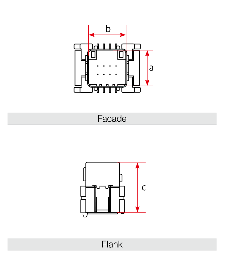 BSE01 Component Dimensions