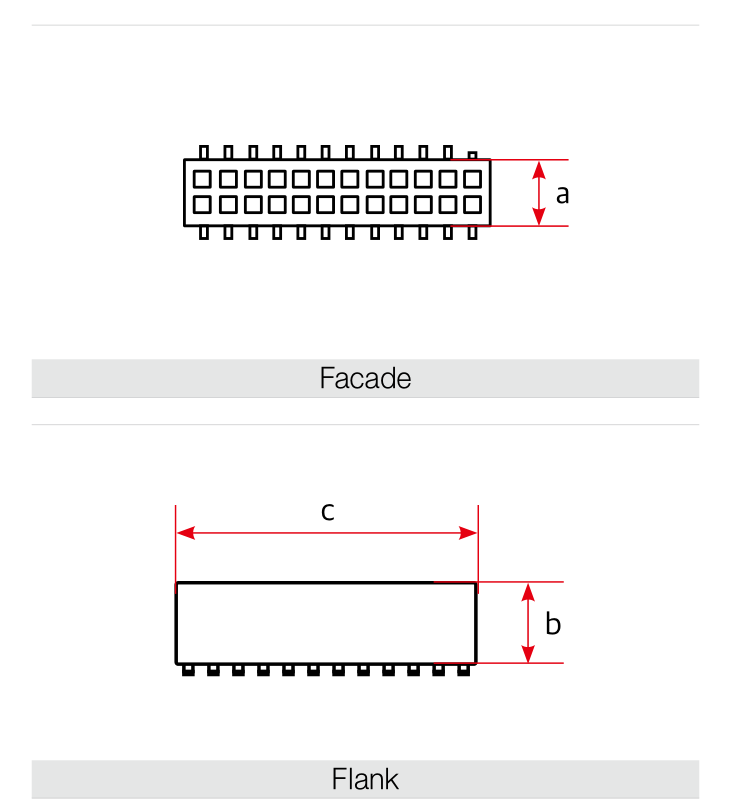 BSE02 Component Dimensions
