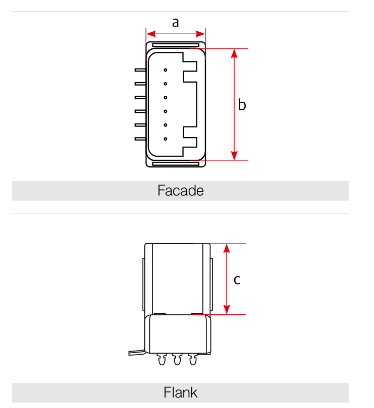 BSE03 Component Dimensions